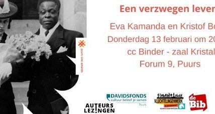 Davidsfonds Puurs - Lezing "Een verzwegen leven" door Eva Kamanda en Kristof Bohez